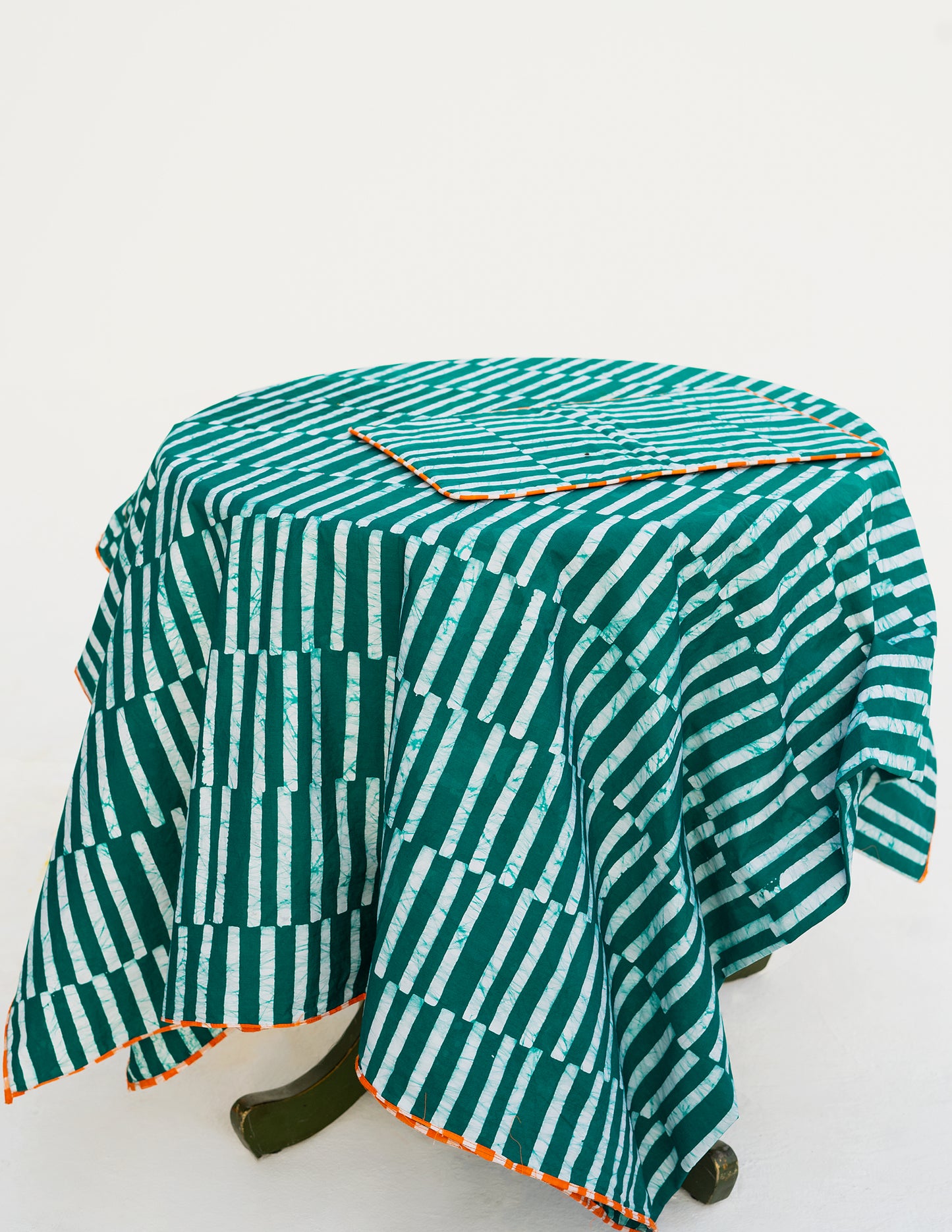 ISLAND TEAL TABLECLOTH
