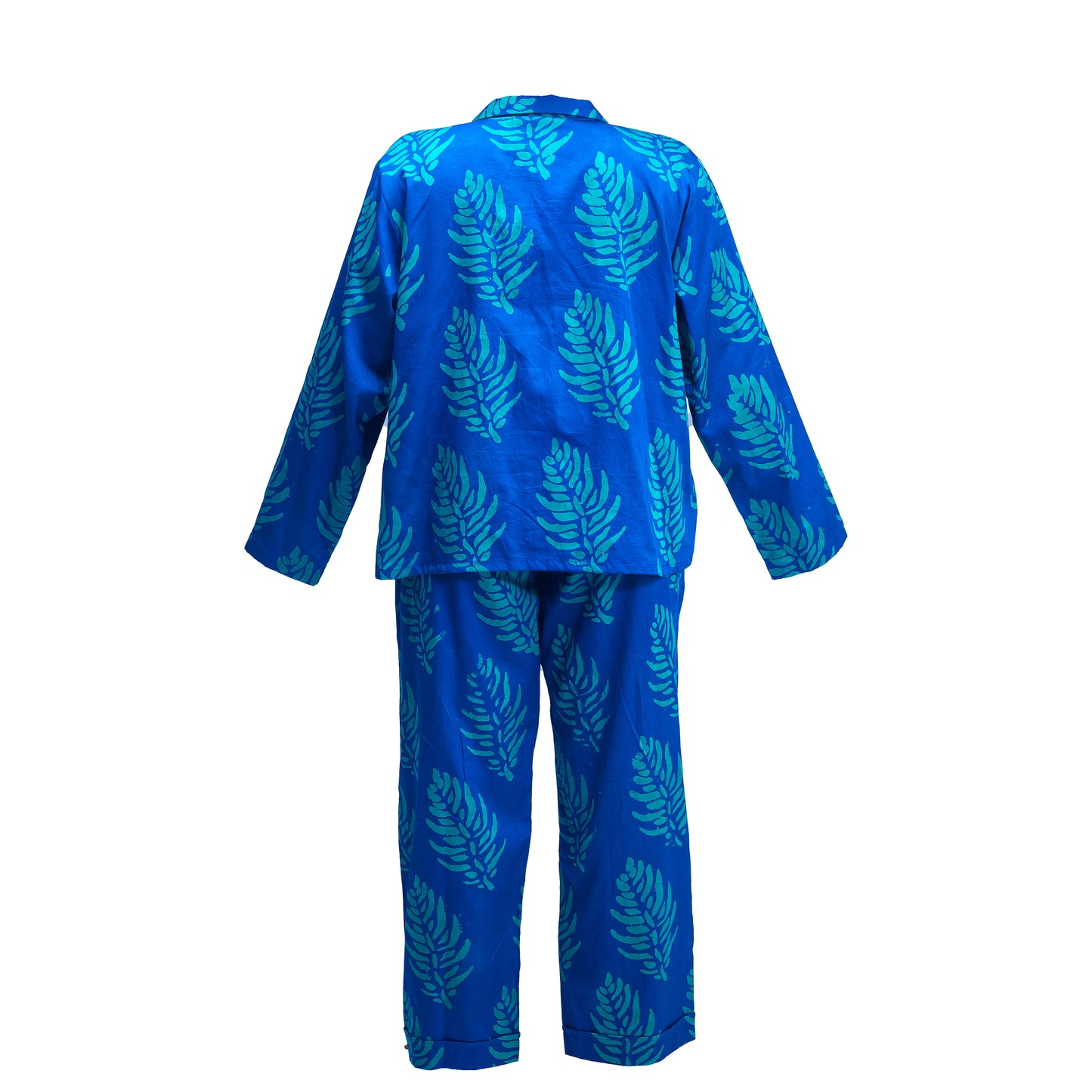 Blue & Green Spring Palm Co-Ord set